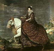 VELAZQUEZ, Diego Rodriguez de Silva y Queen Isabel of Bourbon Equestrian France oil painting artist